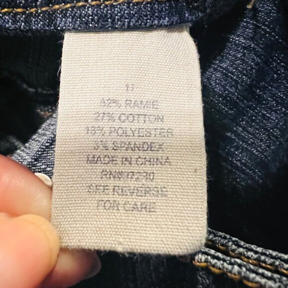 Younique Brand Jeans-Blue High Waisted Sz. 11 Jrs.-Stretch-Comfy-Unique - Picture 13 of 14